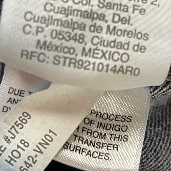J Crew Slim Jeans 34x30 (Fits 34x29) Dark Wash Selvedge Denim J7569 318 - Picture 12 of 14